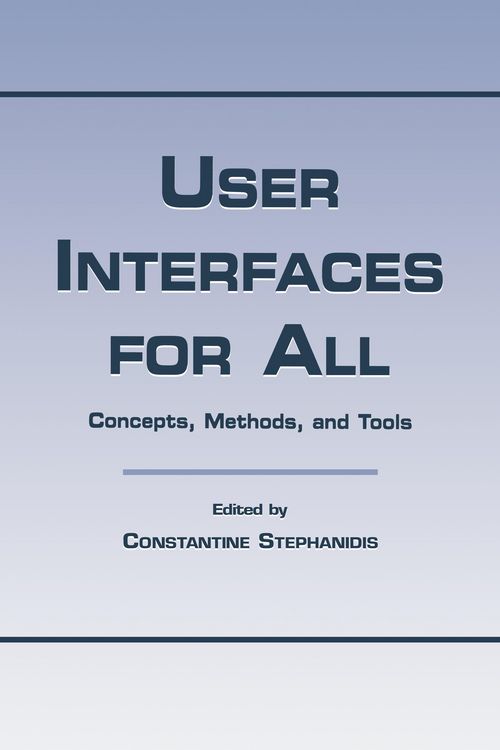 Produktbild: User Interfaces for All