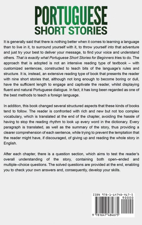 Produktbild: Portuguese Short Stories