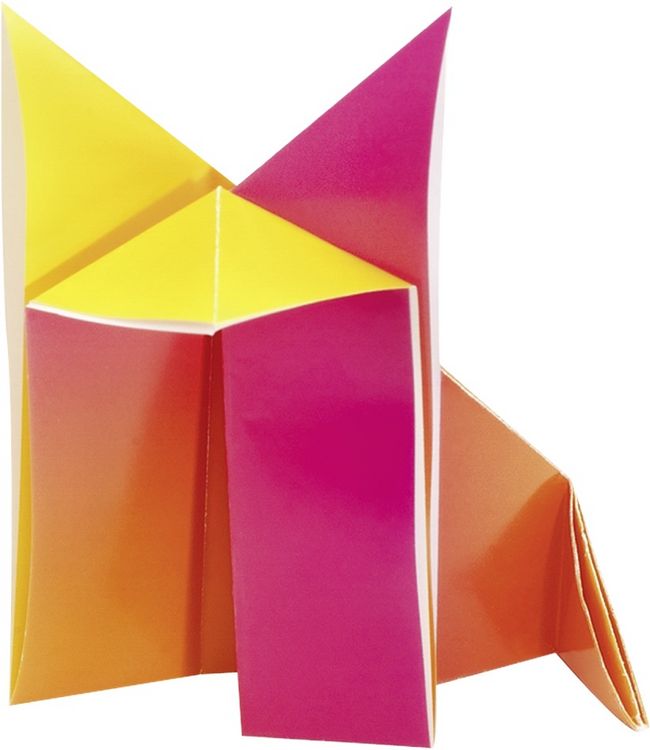 Produktbild: Folia  Regenbogenfaltbl&auml;tter, 15x15cm, 100 Blatt