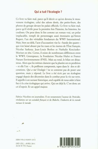 Produktbild: Qui a tu&eacute; l'&eacute;cologie ?