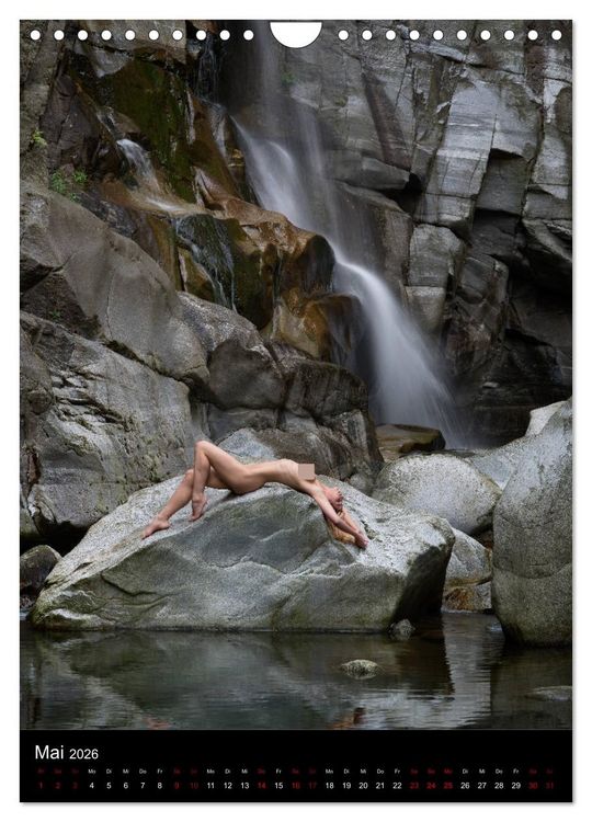 Produktbild: Wasserf&auml;lle im Tessin - Aktaufnahmen an sch&ouml;nen Wasserf&auml;llen in der S&uuml;dschweiz (Wandkalender 2026 DIN A4 hoch), CALVENDO Monatskalender