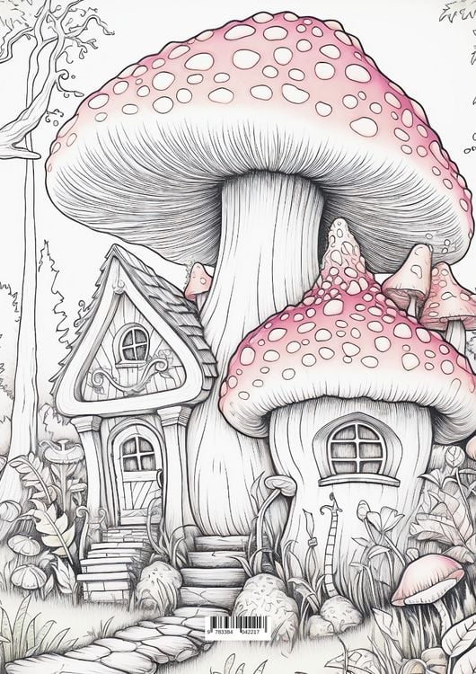Produktbild: Malbuch mit phantastischen Landschaften