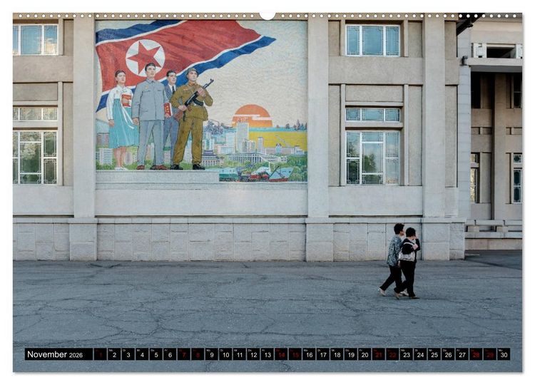 Produktbild: BILDER AUS NORDKOREA (Wandkalender 2026 DIN A2 quer), CALVENDO Monatskalender