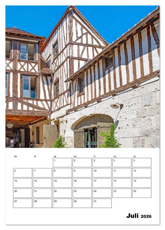 Produktbild: Rouen - Reiseplaner (hochwertiger Premium Wandkalender 2026 DIN A2 hoch), Kunstdruck in Hochglanz