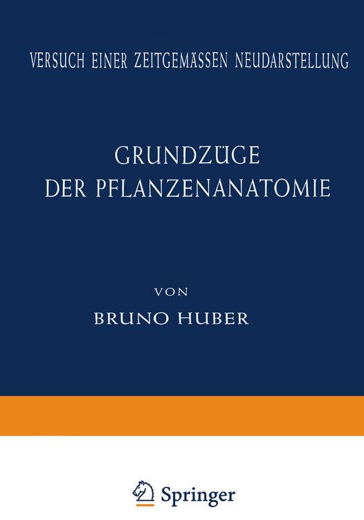 Produktbild: Grundz&uuml;ge der Pflanzenanatomie