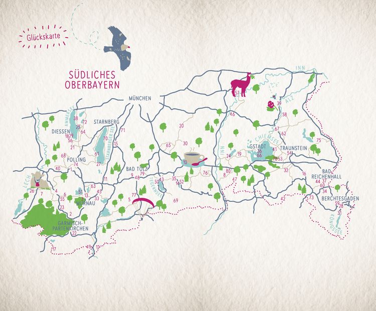 Produktbild: Gl&uuml;cksorte im s&uuml;dlichen Oberbayern