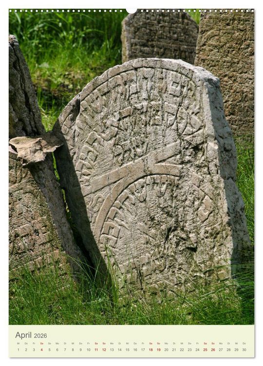 Produktbild: J&uuml;disches Prag (Wandkalender 2026 DIN A2 hoch), CALVENDO Monatskalender