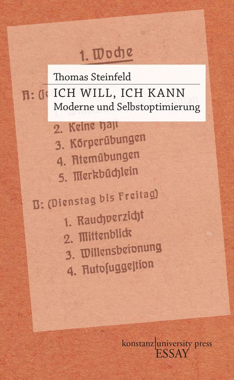 Bild vom Artikel Ich will, ich kann vom Autor Thomas Steinfeld