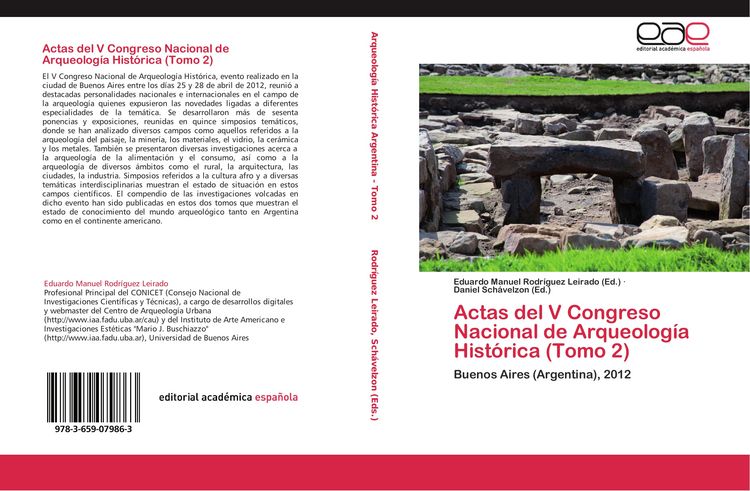 Produktbild: Actas del V Congreso Nacional de Arqueolog&iacute;a Hist&oacute;rica (Tomo 2)