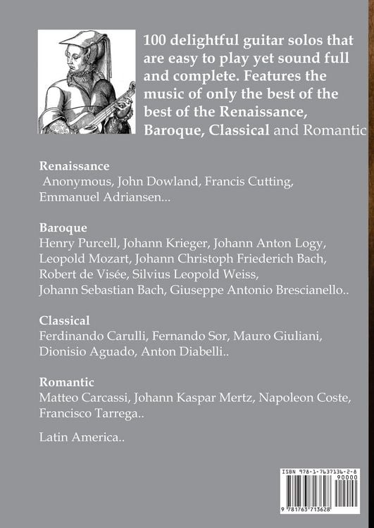 Produktbild: 100 Easy Classical Guitar pieces Book 1&2