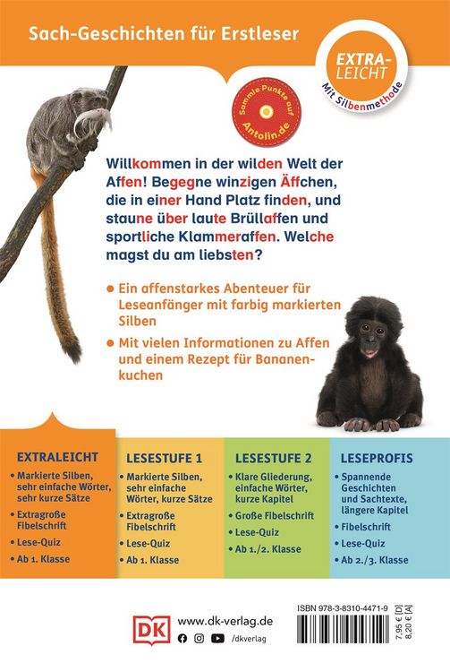 Produktbild: SUPERLESER! Zu Besuch bei den Affen