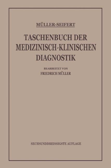 Produktbild: Taschenbuch der Medizinisch-Klinischen Diagnostik