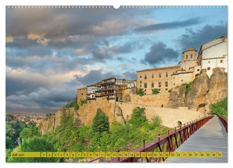 Produktbild: Die h&auml;ngenden H&auml;user von Cuenca (Wandkalender 2027 DIN A2 quer), CALVENDO Monatskalender
