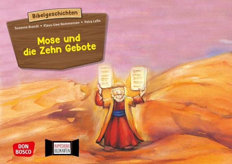 Produktbild: Mose und die Zehn Gebote. Kamishibai Bildkartenset.