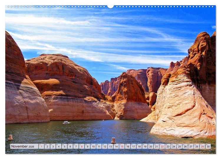 Produktbild: Der S&uuml;dwesten der USA. Freiheit und Weite (Wandkalender 2026 DIN A2 quer), CALVENDO Monatskalender
