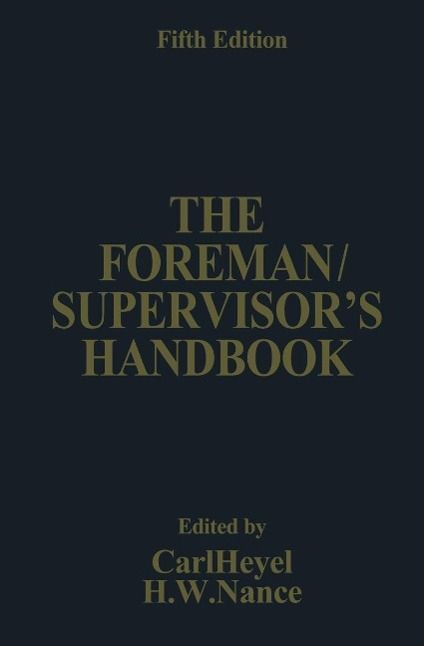 Produktbild: The Foreman/Supervisor's Handbook