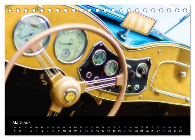 Produktbild: CLASSIC COCKPITS - Funktionale Kunstwerke aus einer anderen Zeit (Tischkalender 2026 DIN A5 quer), CALVENDO Monatskalender