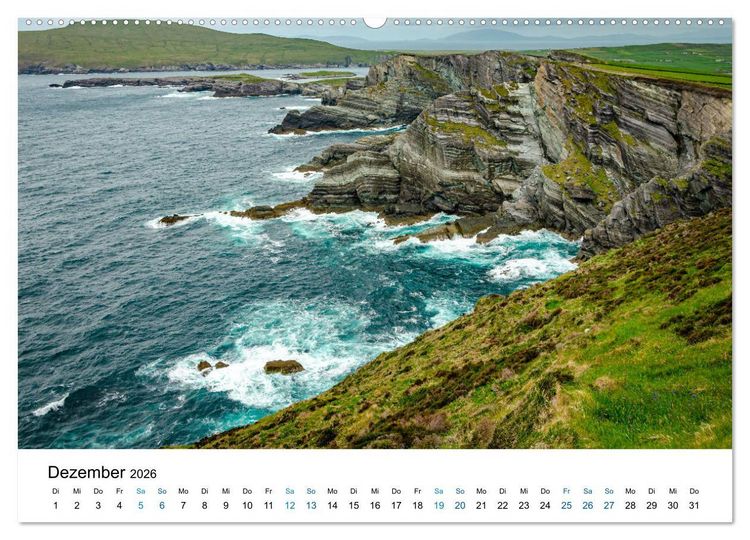 Produktbild: Irland - Die smaragdgr&uuml;ne Insel (Wandkalender 2026 DIN A2 quer), CALVENDO Monatskalender