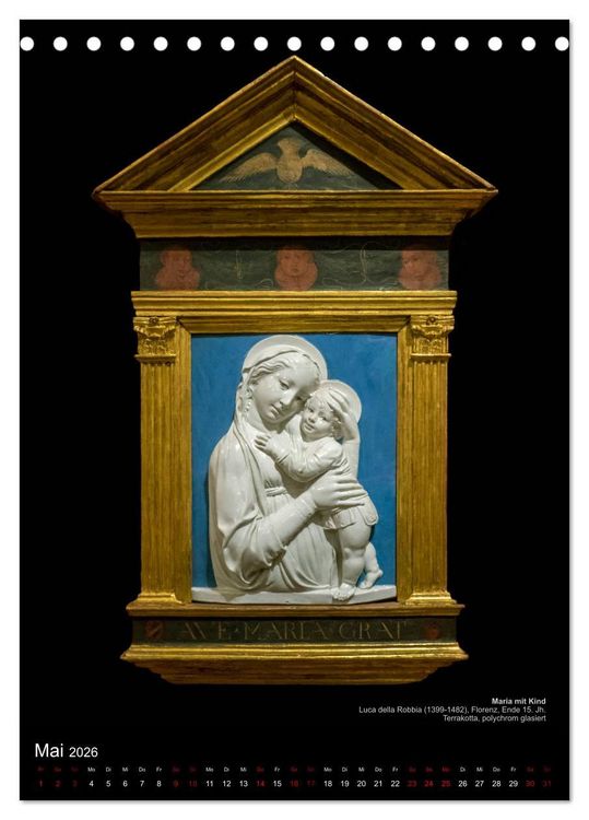 Produktbild: Maria - Mutter Gottes (Tischkalender 2026 DIN A5 hoch), CALVENDO Monatskalender