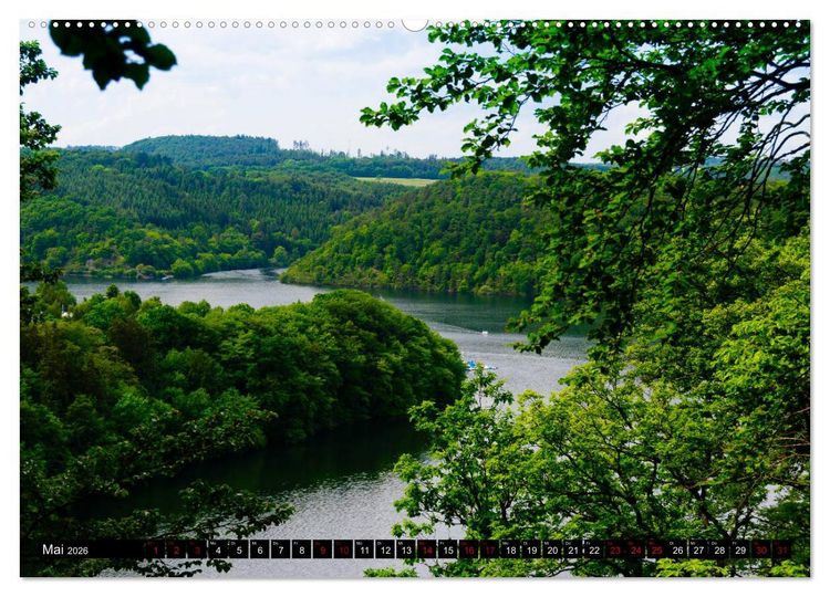 Produktbild: Rund um den Edersee (hochwertiger Premium Wandkalender 2026 DIN A2 quer), Kunstdruck in Hochglanz