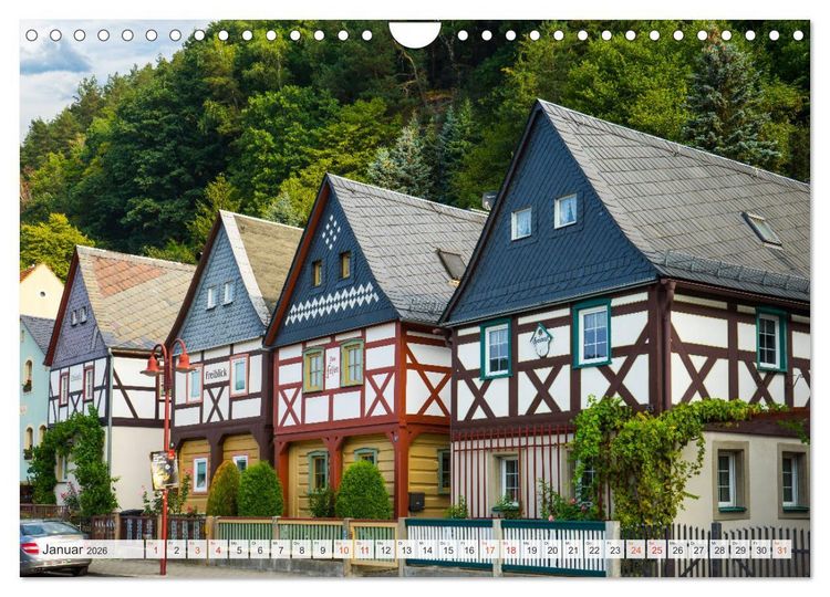 Produktbild: Bad Schandau Impressionen (Wandkalender 2026 DIN A4 quer), CALVENDO Monatskalender