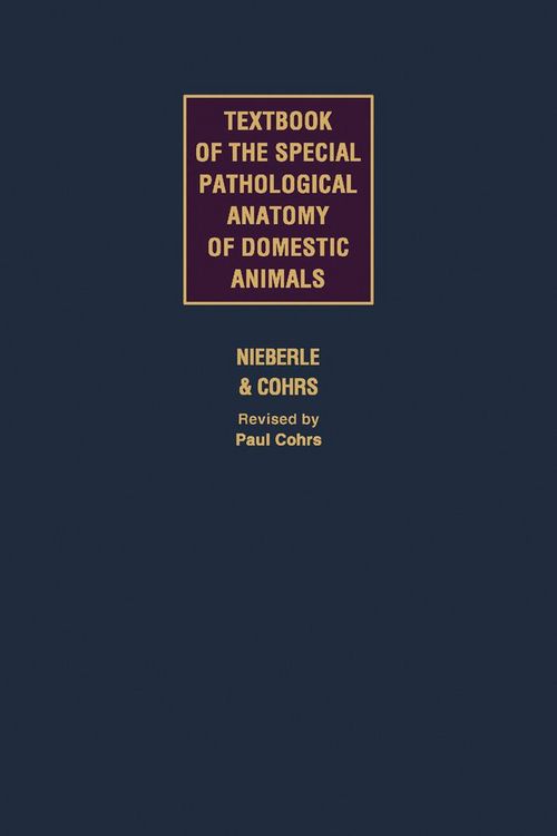 Produktbild: Textbook of Special Pathological Anatomy of Domestic Animals