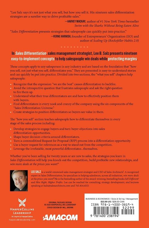 Produktbild: Sales Differentiation