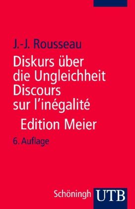Produktbild: Diskurs &uuml;ber die Ungleichheit Discours sur l'in&eacute;galit&eacute;
