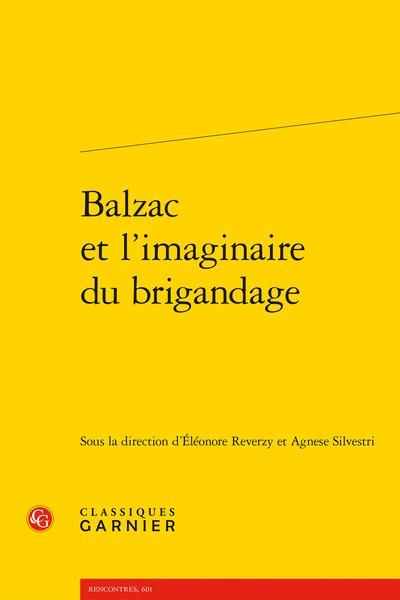 Produktbild: Balzac et l'Imaginaire du Brigandage