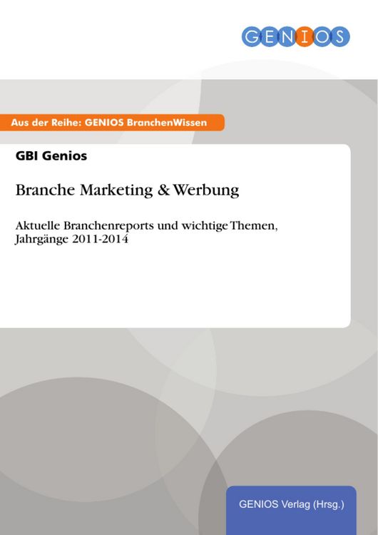 Produktbild: Branche Marketing & Werbung