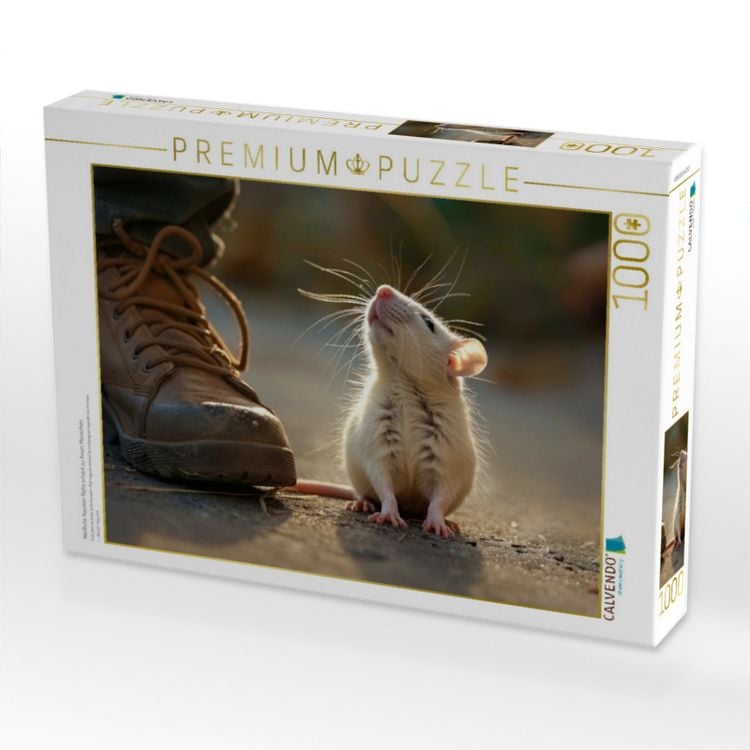 CALVENDO Puzzle „Zwei Wanderratten“ – 1000 Teile, 64x48 Cm, Premium-Qualität