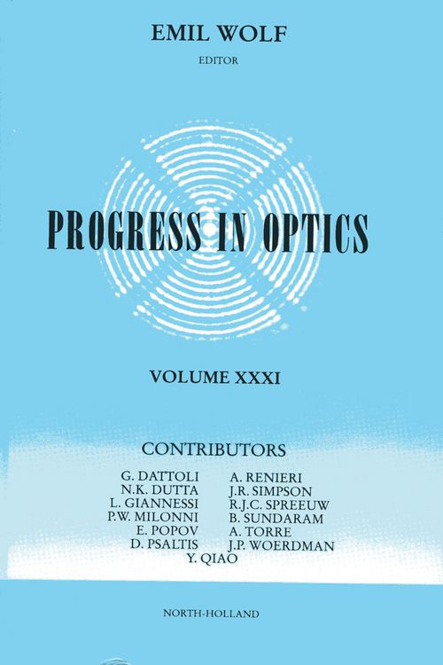 Produktbild: Progress in Optics