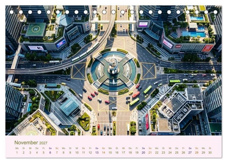 Produktbild: Roundabouts - Kreisverkehre (Tischkalender 2027 DIN A5 quer), CALVENDO Monatskalender