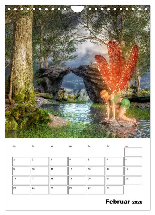 Produktbild: Im Land der imagin&auml;ren Feen (Wandkalender 2026 DIN A4 hoch), CALVENDO Monatskalender