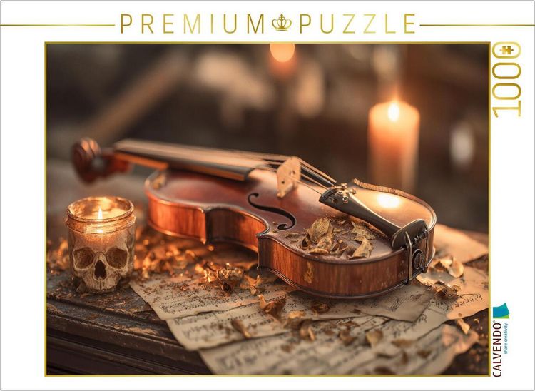 Produktbild: CALVENDO Puzzle Getrocknete Seiten tragen die Erinnerung wie ein leises Fl&uuml;stern | 1000 Teile Lege-Gr&ouml;&szlig;e 64x48cm Foto-Puzzle f&uuml;r gl&uuml;ckliche Stunden
