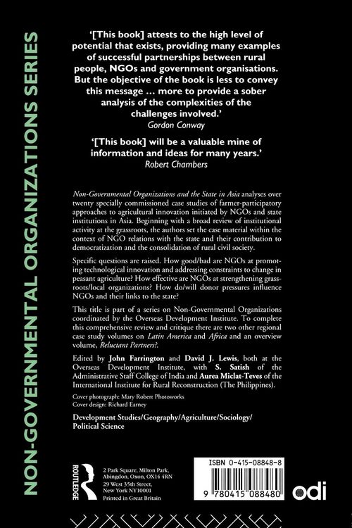 Produktbild: Non-Governmental Organizations and the State in Asia