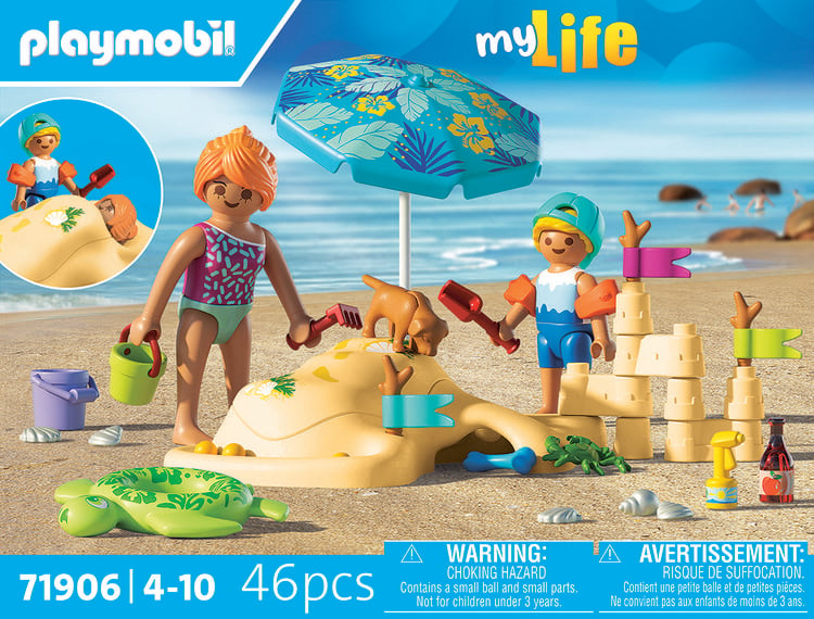 Produktbild: PLAYMOBIL 71906 Familienspa&szlig; am Strand