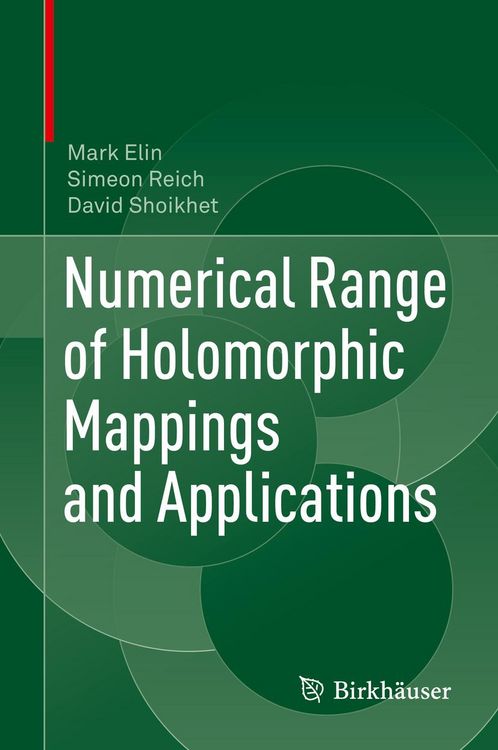 Produktbild: Numerical Range of Holomorphic Mappings and Applications
