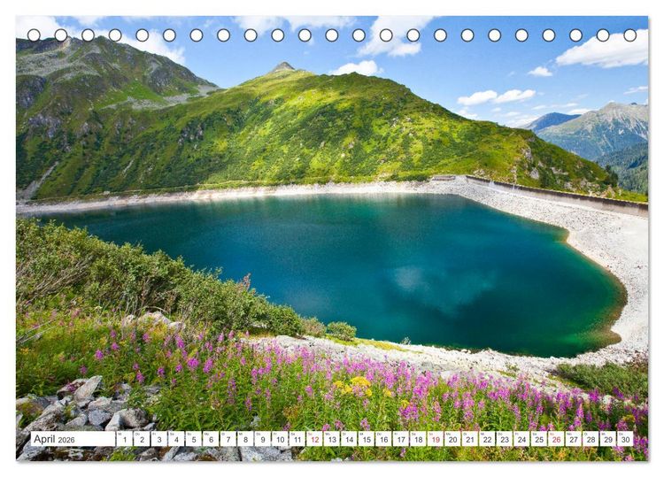 Produktbild: Das sch&ouml;ne Gasteinertal (Tischkalender 2026 DIN A5 quer), CALVENDO Monatskalender