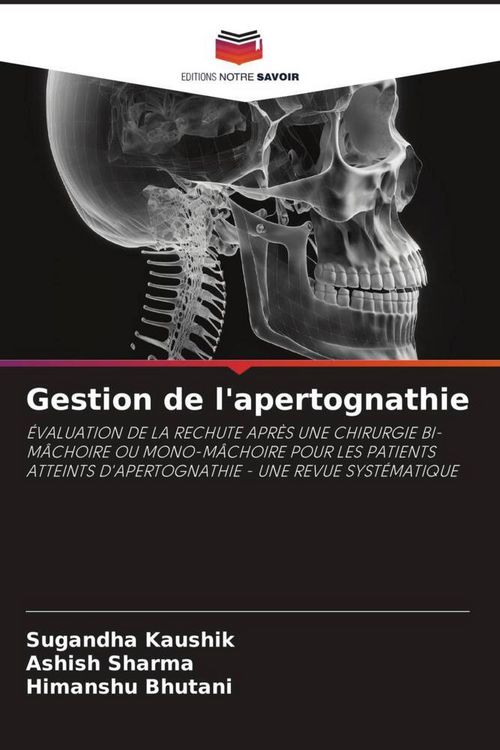 Produktbild: Gestion de l'apertognathie