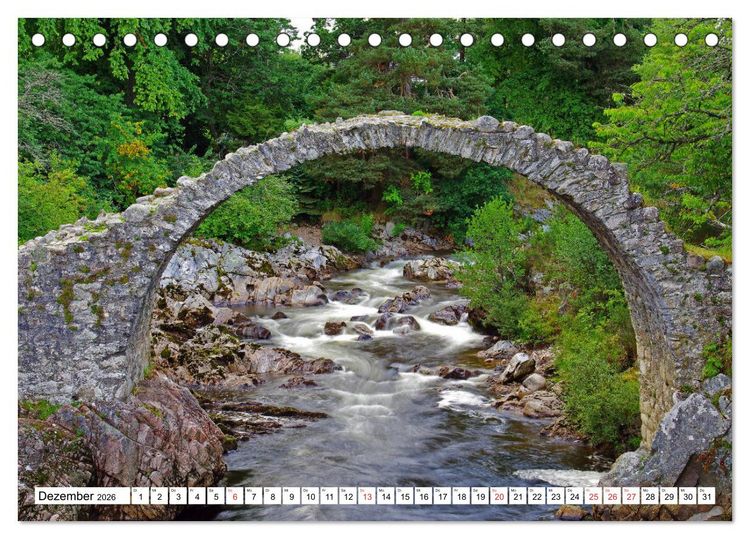Produktbild: Schottland - Der Norden Gro&szlig;britanniens (Tischkalender 2026 DIN A5 quer), CALVENDO Monatskalender