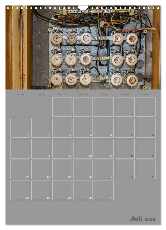 Produktbild: Brandgef&auml;hrliche elektrische Anlagen (Wandkalender 2026 DIN A3 hoch), CALVENDO Monatskalender