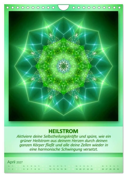 Produktbild: Light Energy Mandalas - Kalender - Vol. 1 (Wandkalender 2027 DIN A4 hoch), CALVENDO Monatskalender