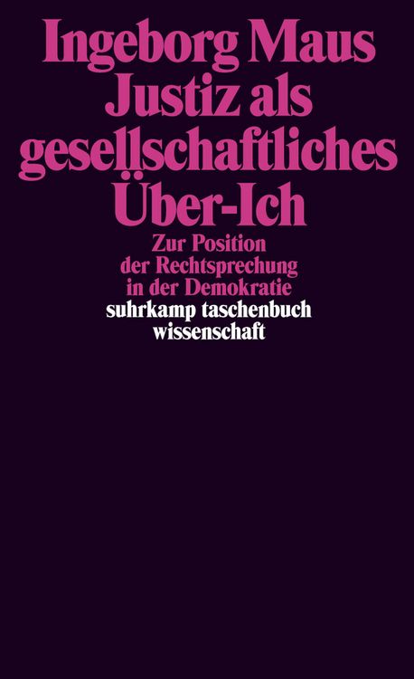 Produktbild: Justiz als gesellschaftliches Über-Ich