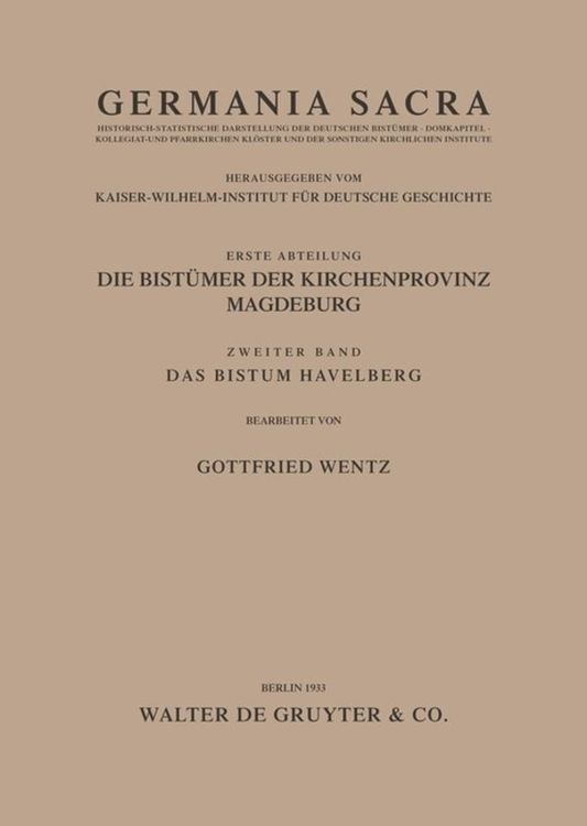 Produktbild: Das Bistum Havelberg