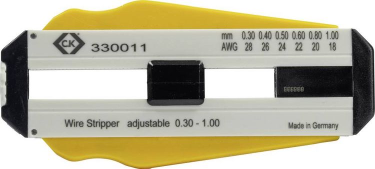Produktbild: C.K 330011 Drahtabisolierer Geeignet f&uuml;r PVC-Dr&auml;hte, PTFE-Dr&auml;hte