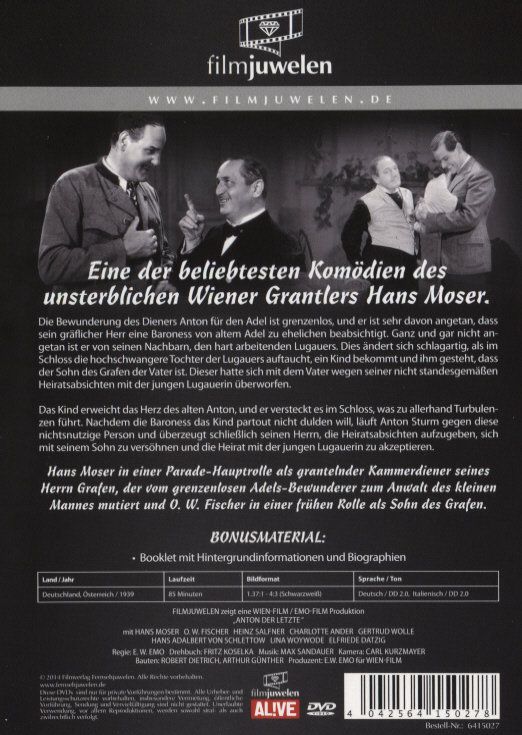 Produktbild: Anton, der Letzte - Filmjuwelen