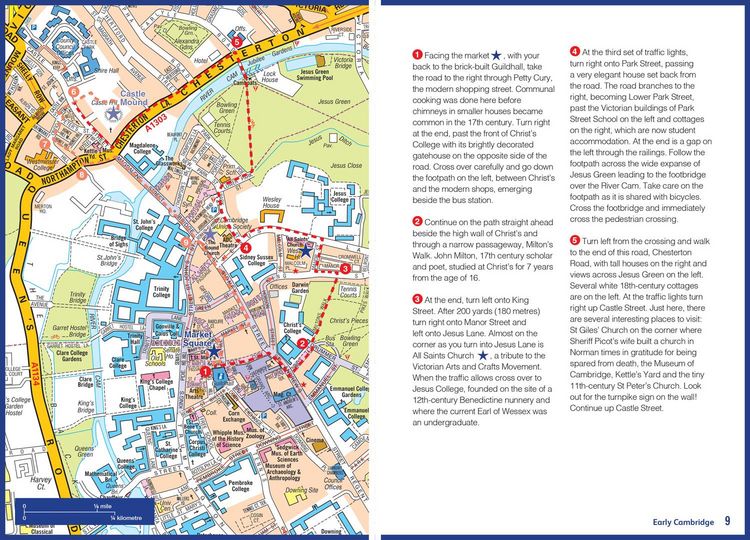 Produktbild: A-Z Cambridge Hidden Walks