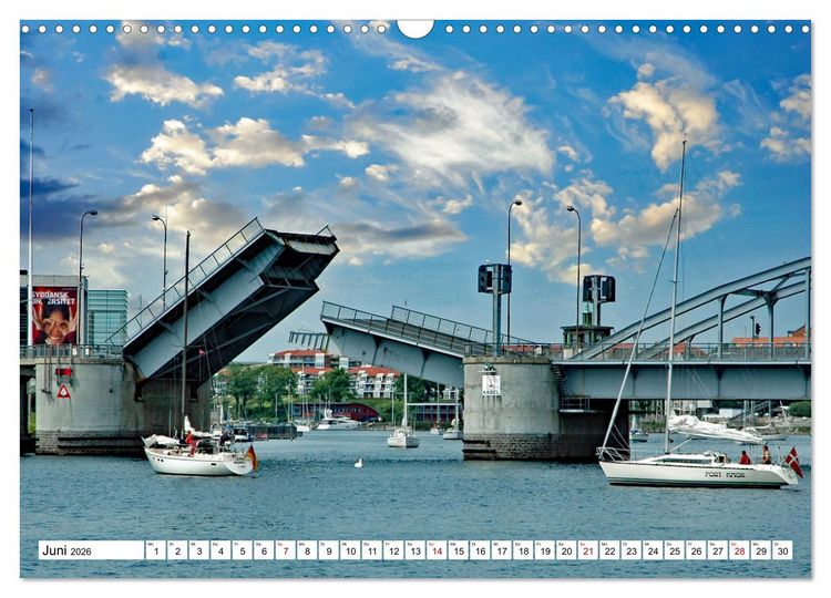 Produktbild: Sehenswertes im S&uuml;den D&auml;nemarks (Wandkalender 2026 DIN A3 quer), CALVENDO Monatskalender