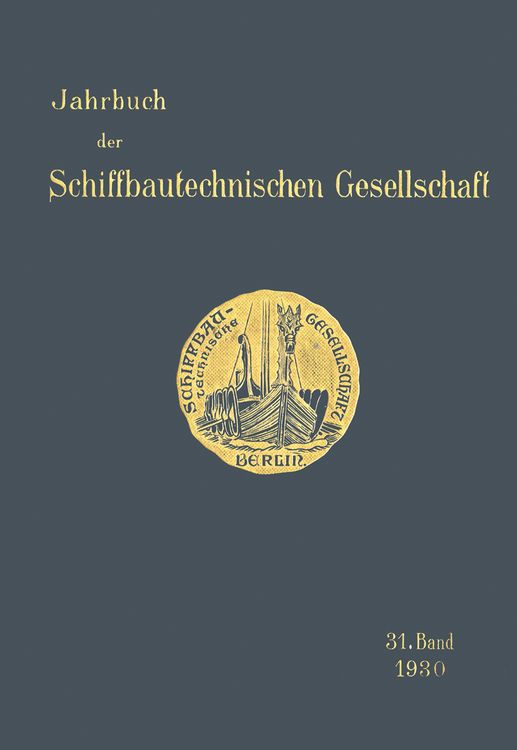 Produktbild: Jahrbuch der Schiffbautechnischen Gesellschaft